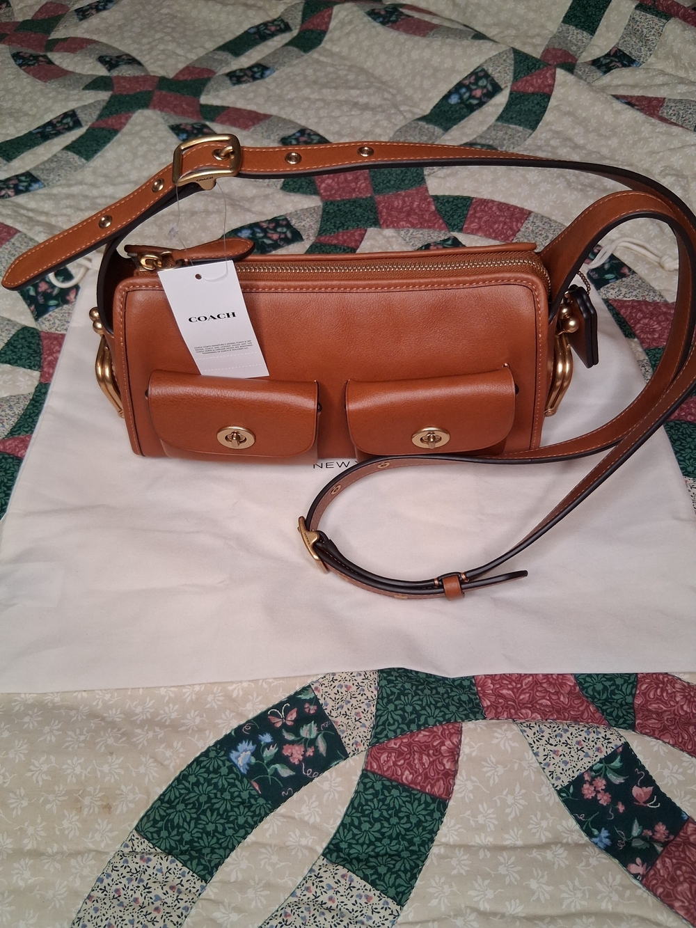 Coach Brown Haversack NWT